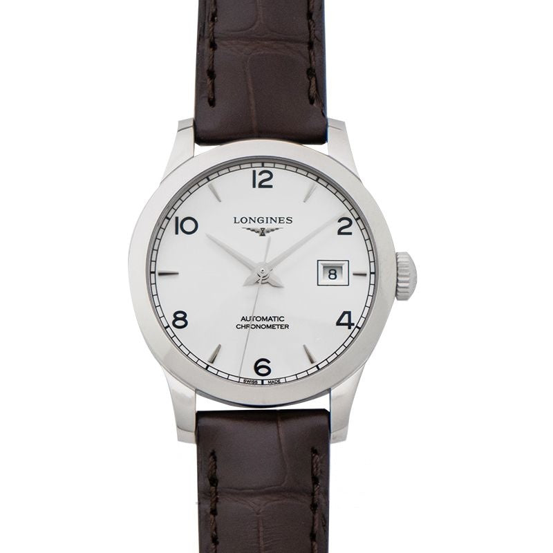 Record ? 30.00?mm Sunray silver Dial in Stainless Steel L23214762