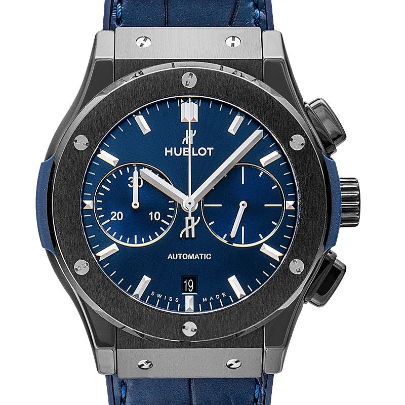 Classic Fusion 45 mm Blue Dial in Ceramic 521.CM.7170.LR