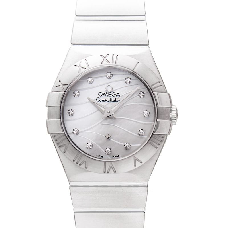 Constellation 27mm White Mother of Pearl Dial in Stainless Steel 123.10.27.60.55.003