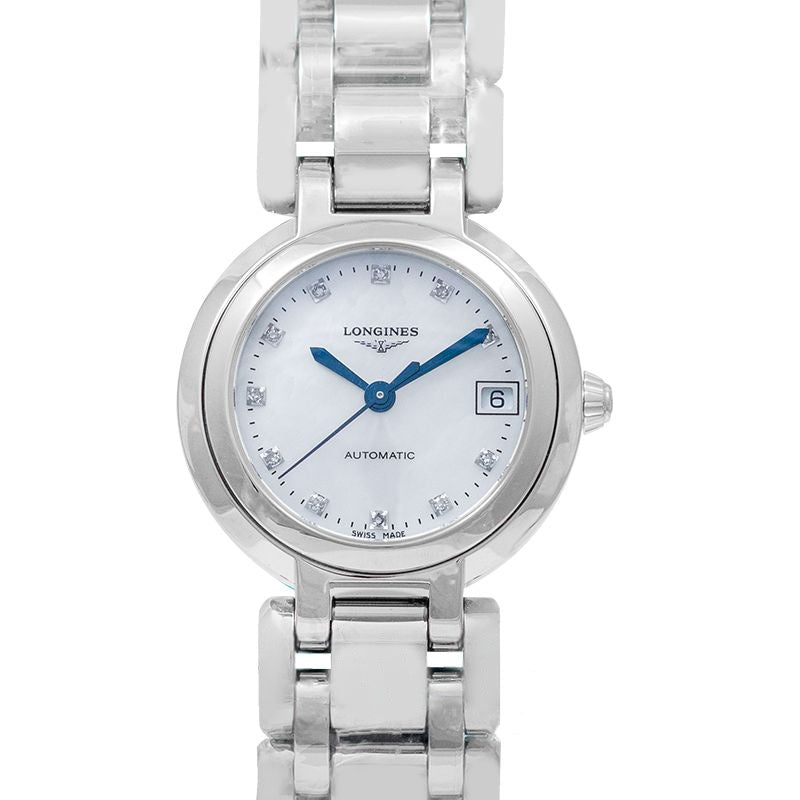 Longines PrimaLuna 26.5 mm Mother Of Pearl Dial in Stainless Steel L81114876