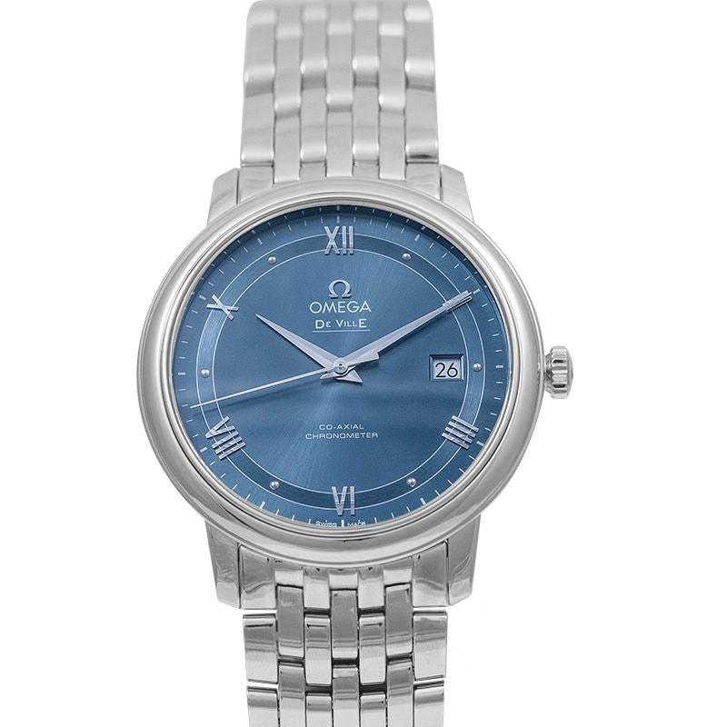 Montre De Ville 39,5 mm en acier inoxydable avec cadran bleu 424.10.40.20.03.002