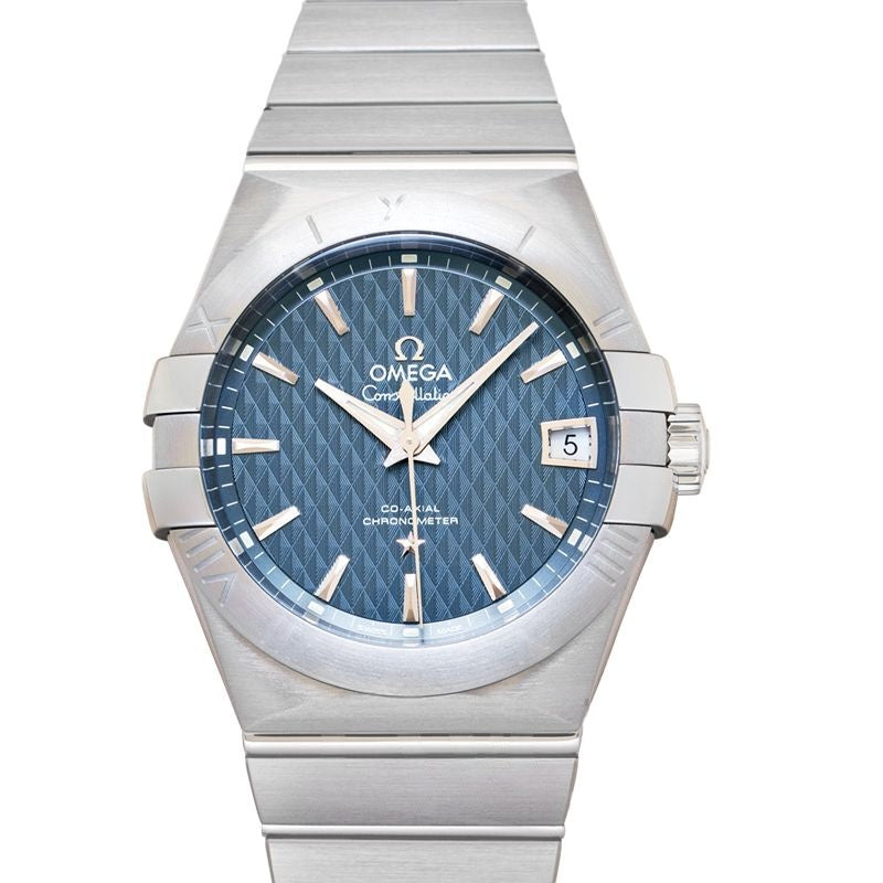 Constellation 38 mm Blue Dial in Stainless Steel 123.10.38.21.03.001