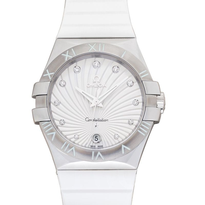 Constellation 35 mm White Dial in Stainless Steel 123.12.35.60.52.001