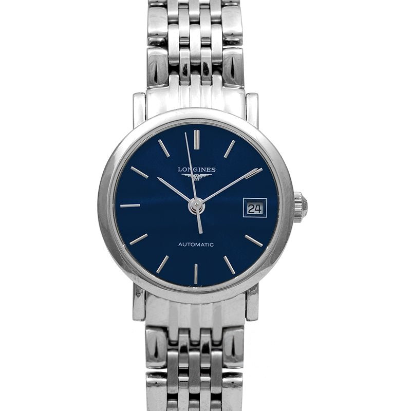 The Longines Elegant Collection 25.5mm Blue Dial in Stainless Steel L43094926