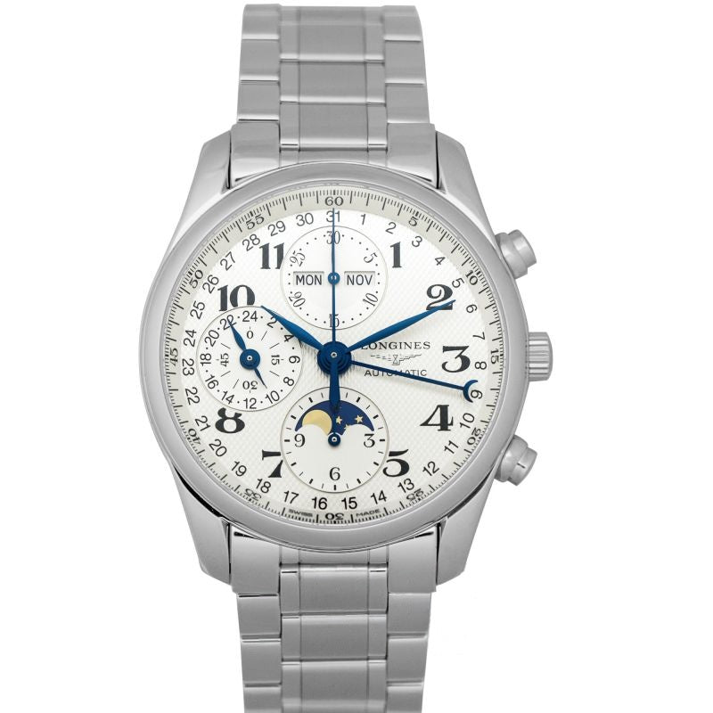 Montre Longines Master Collection 40 mm, cadran argenté, acier inoxydable L26734786