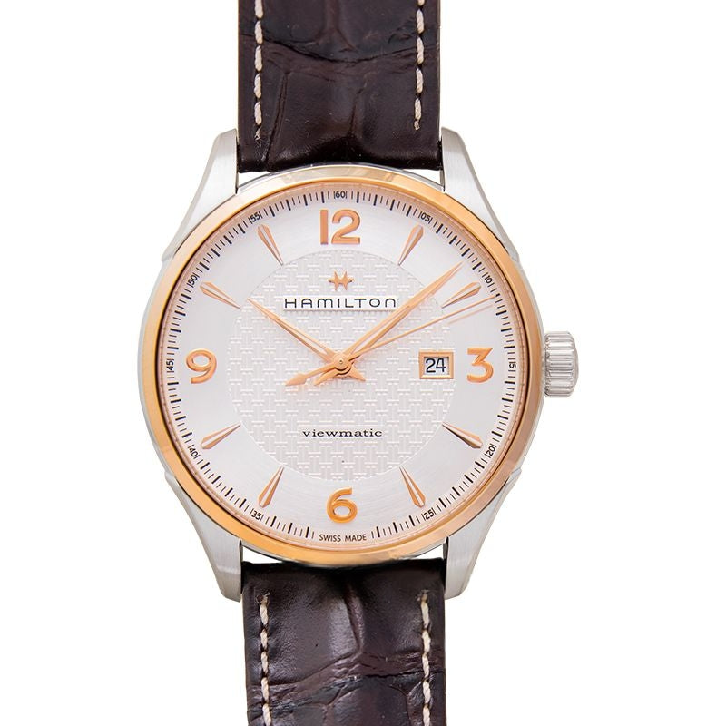 Jazzmaster 44 mm Silver Dial in Stainless Steel H42725551