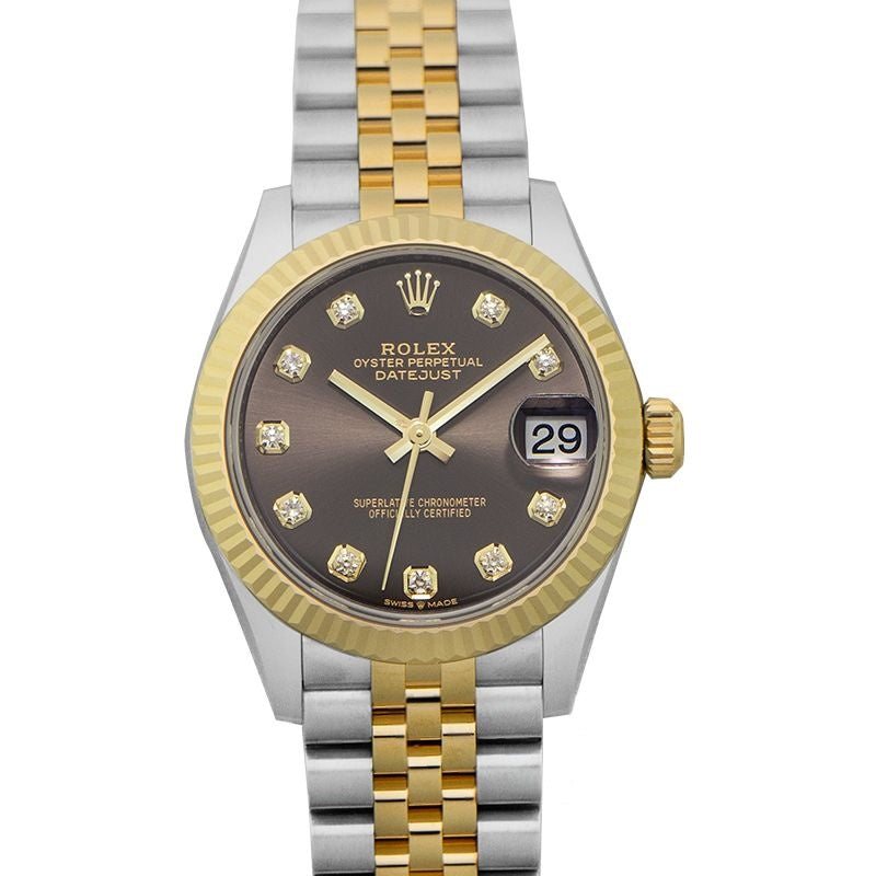 Datejust 31 mm Grey Dial in Stainless Steel, Yellow Gold 278273-0022