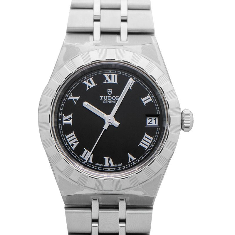 Tudor Royal 34mm Black Dial in Stainless Steel 28400-0003