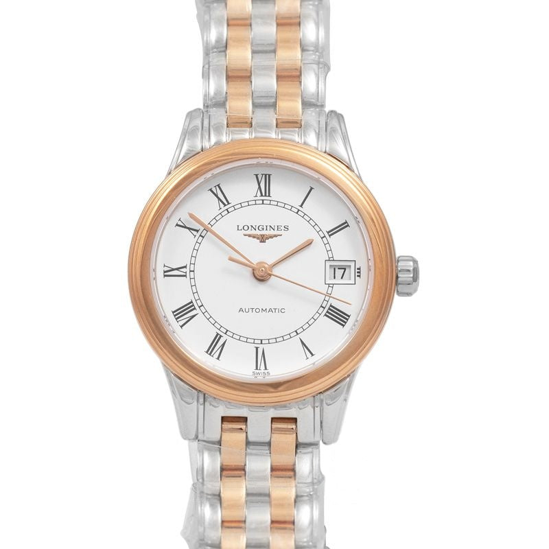 Flagship ? 26.00?mm White matt Dial in Stainless Steel, red PVD coating L42743917