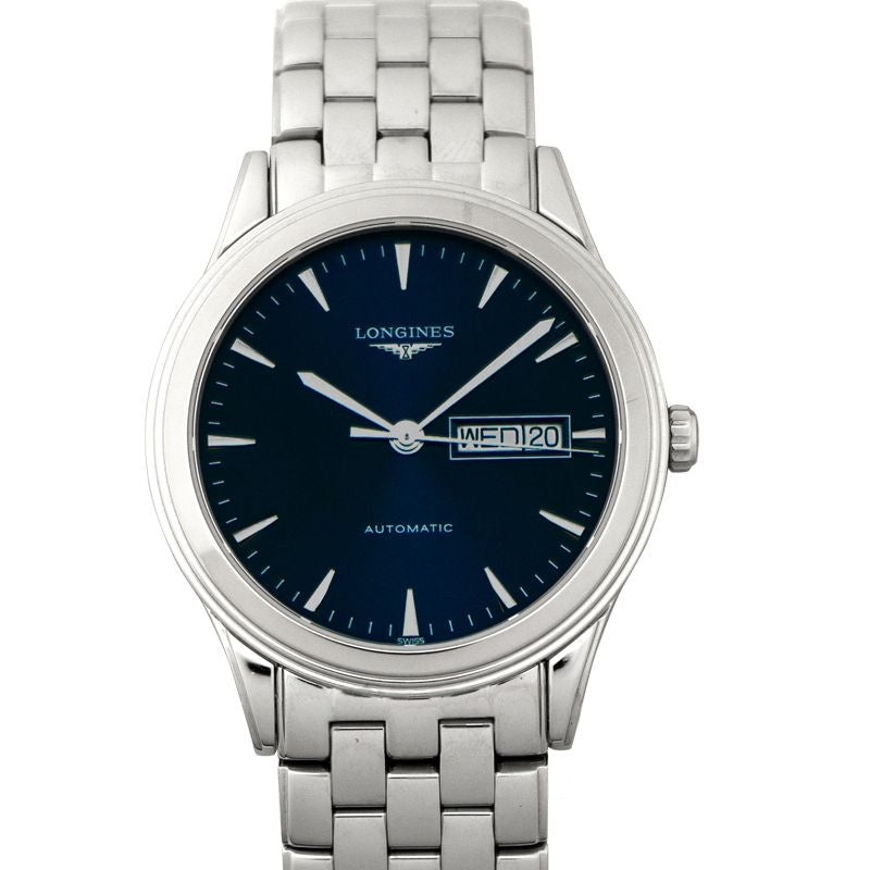 Flagship ? 38.50?mm Sunray blue Dial in Stainless Steel L48994926