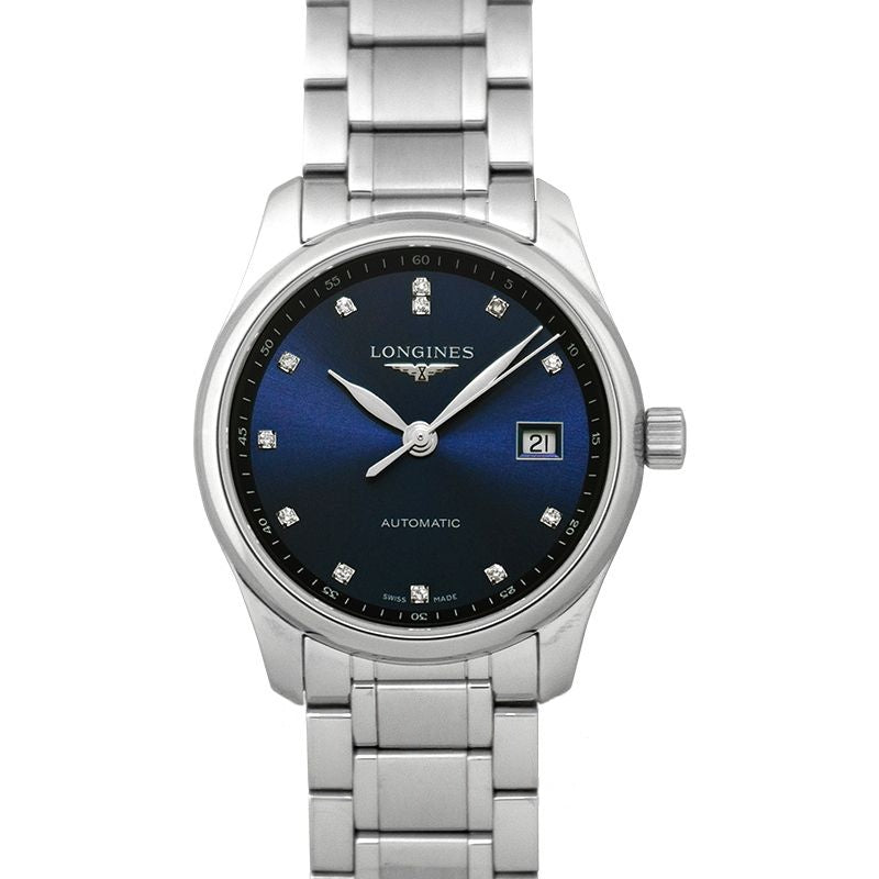 Montre Longines Master Collection 29 mm, cadran bleu, acier inoxydable L22574976