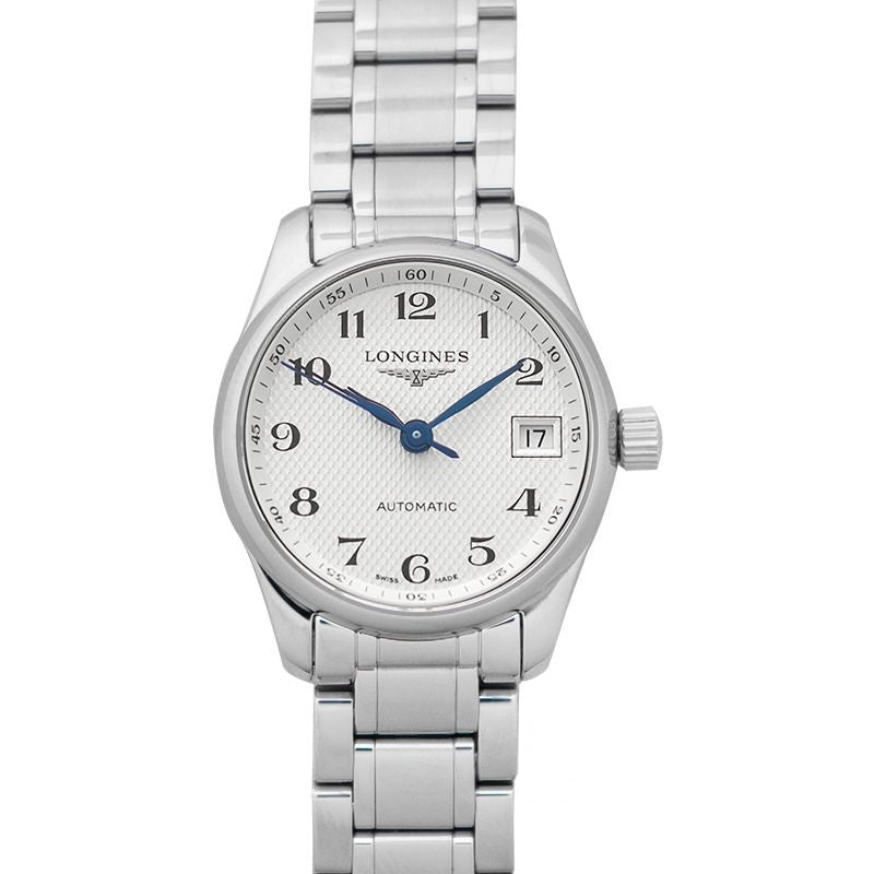 The Longines Master Collection 25.5 mm Silver Dial in Stainless Steel L21284786