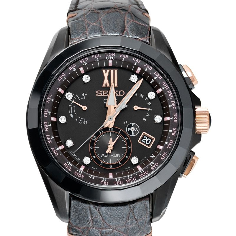 Astron 45 mm Brown Dial in Titanium, Ceramic SBXB083