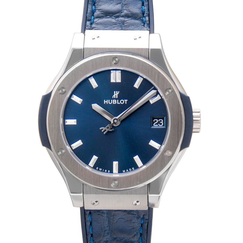 Classic Fusion 33 mm Blue Dial in Titanium 581.NX.7170.LR