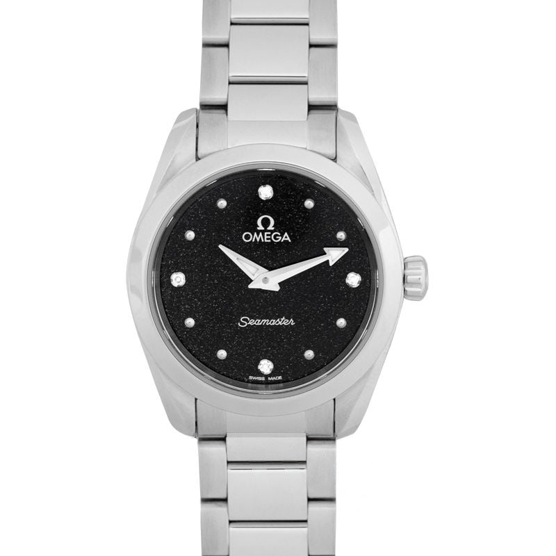 Seamaster 28mm Black Dial in Stainless Steel 220.10.28.60.51.001