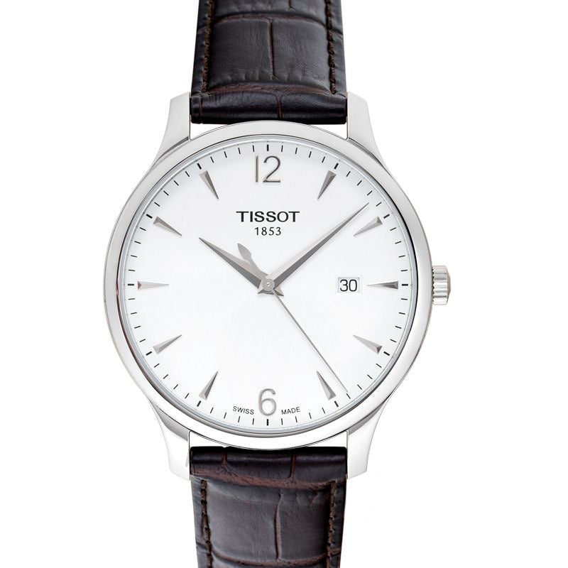 T-Classic 42 mm Silver Dial in Stainless Steel T063.610.16.037.00