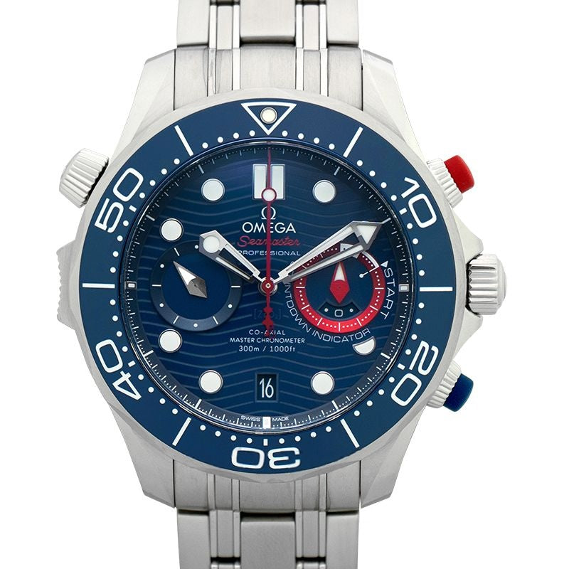 Seamaster 44 mm Blue Dial in Stainless Steel 210.30.44.51.03.002