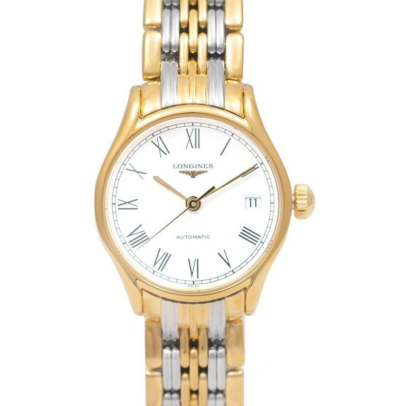 Longines Lyre 41 mm Black Dial in Stainless Steel, yellow PVD coating L43602117