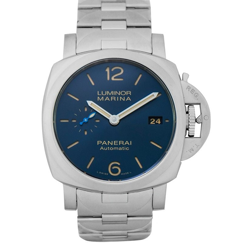 Luminor 42mm Blue Dial in Stainless Steel PAM01028