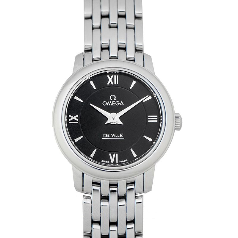 De Ville 24.4 mm Black Dial in Stainless Steel 424.10.24.60.01.001