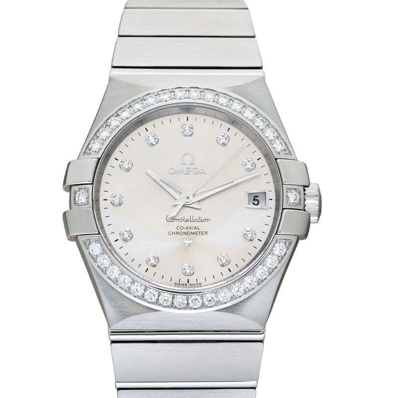 Constellation 35 mm Silver Dial in Stainless Steel 123.15.35.20.52.001