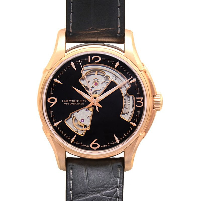 Jazzmaster 40 mm Black Dial in Stainless Steel H32575735