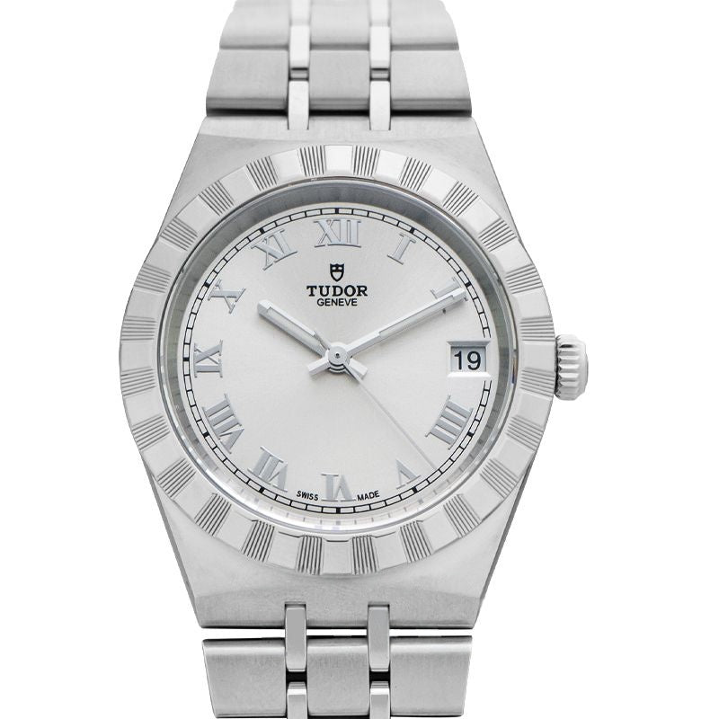 Tudor Royal 34 mm Silver-tone Dial in Stainless Steel 28400-0001