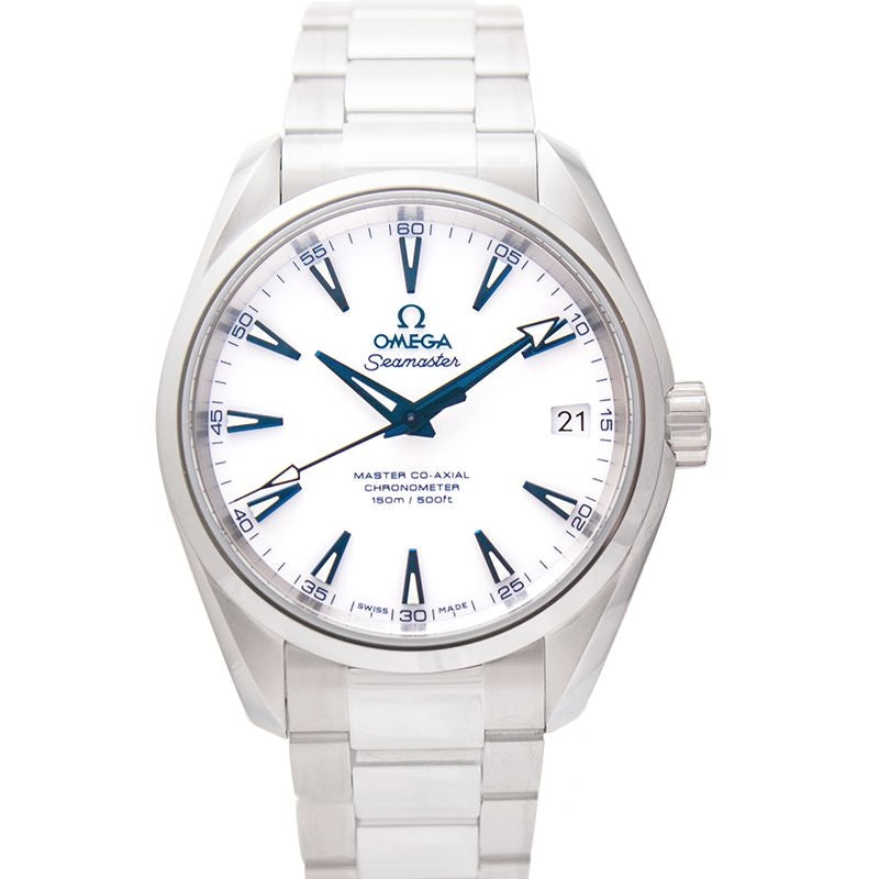 Seamaster 38.5 mm White Dial in Titanium 231.90.39.21.04.001