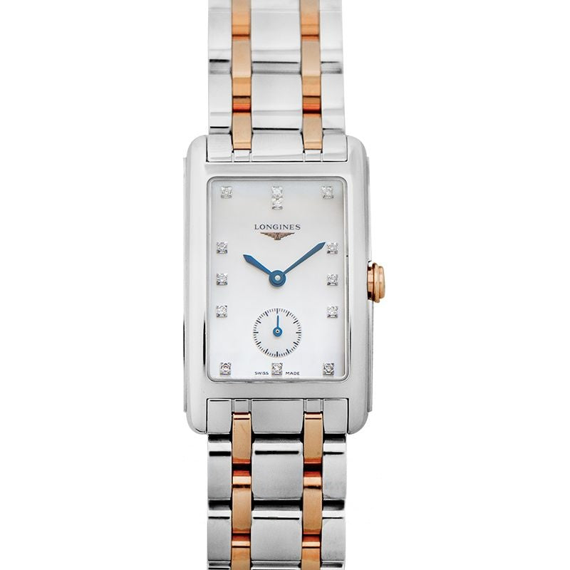 DolceVita 23.30 X 37.00?mm White mother-of-pearl Dial in Stainless steel with 18 karat pink gold crown L55125877