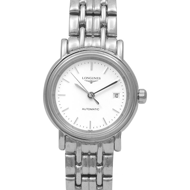 Pr?sence 25.5mm White Dial in Stainless Steel L43214126