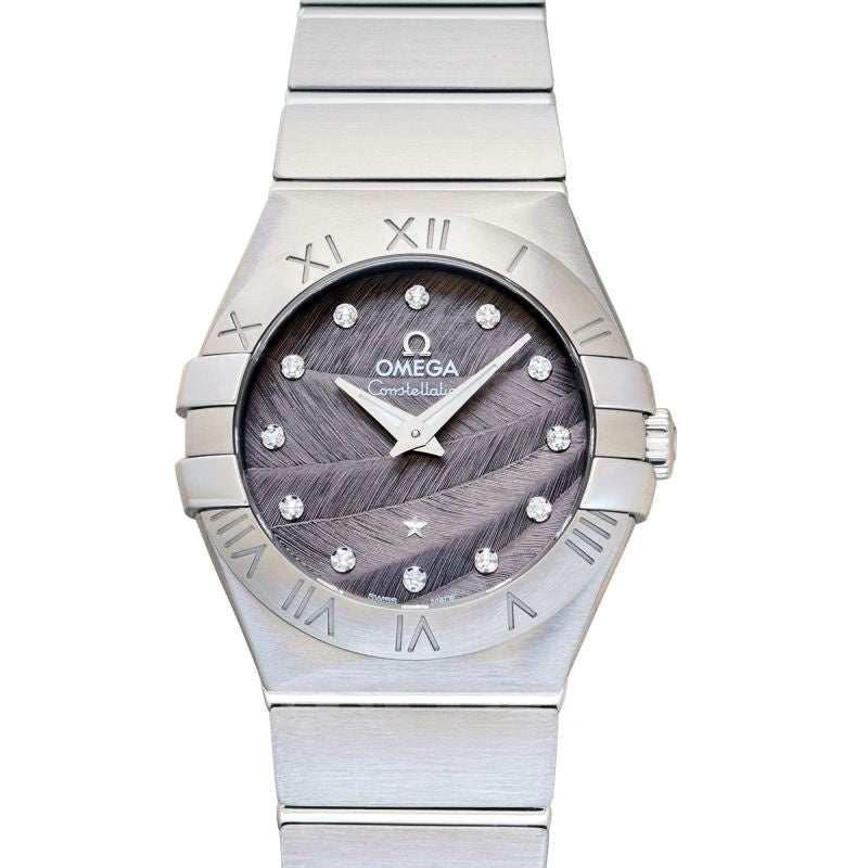 Constellation 27 mm Grey Dial in Stainless Steel 123.10.27.60.56.001