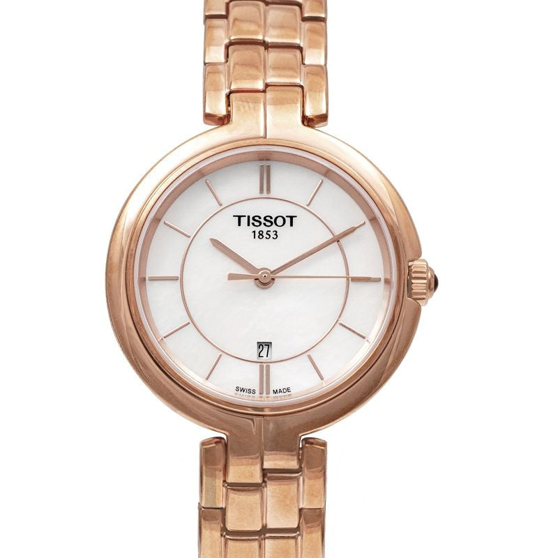 T-Lady 26 mm White Mother of Pearl Dial in Stainless Steel T094.210.33.111.01