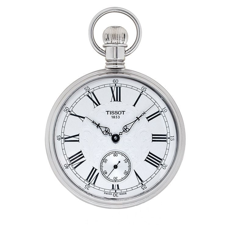 T-Pocket 51 mm Silver Dial in Brass, Palladium T861.405.99.033.00