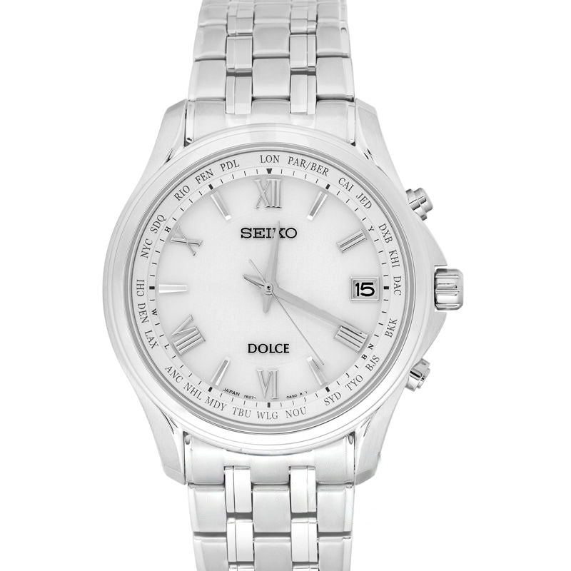 Dolce & Exceline 39.1mm White Dial in Titanium SADZ201