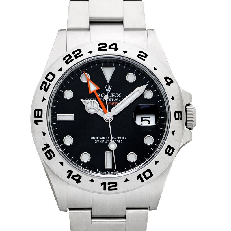 Explorer II 42 mm Black Dial in Stainless Steel 226570-0002