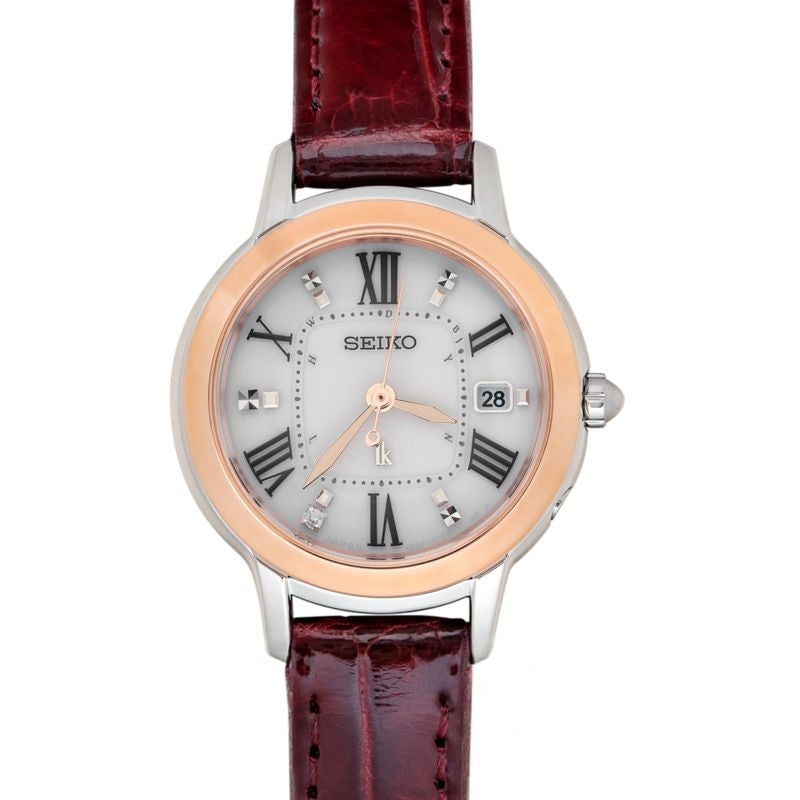 Lukia  White Dial in Titanium SSQW038
