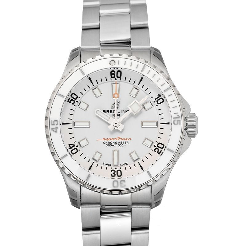Superocean 36 mm White Dial in Stainless Steel A17377211A1A1