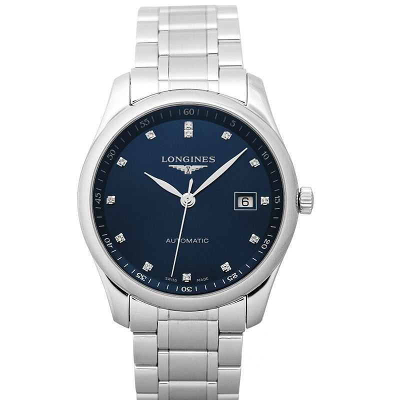 Montre Longines Master Collection 40 mm, cadran bleu, acier inoxydable L27934976