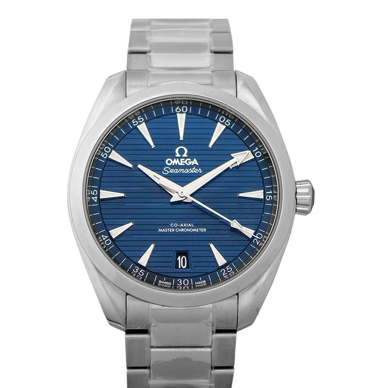 Seamaster 41 mm, cadran bleu, acier inoxydable, 220.10.41.21.03.004