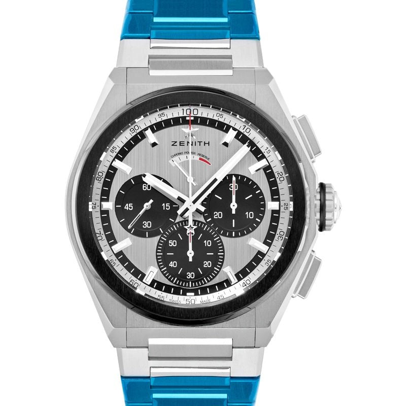 Defy 44mm Silver Dial in Titanium 95.9005.9004/01.M9000