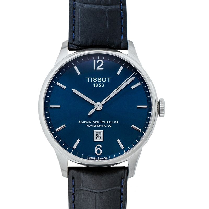 T-Classic 42 mm Blue Dial in Stainless Steel T099.407.16.047.00