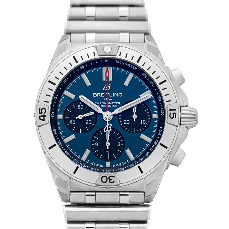 Chronomat 42mm Blue Dial in Stainless Steel AB0134101C1A1