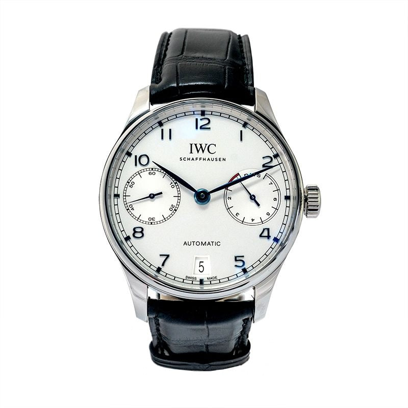 Portugieser 42.3 mm Silver Dial in Stainless Steel IW5007-05