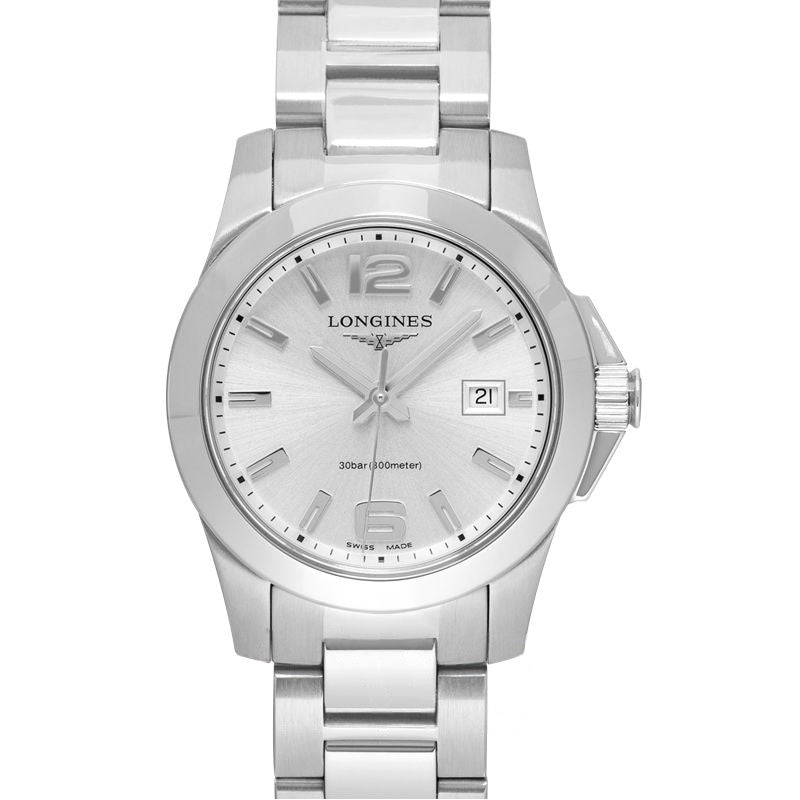 Longines Conquest ? 29.50?mm Sunray silver Dial in Stainless Steel L33764766