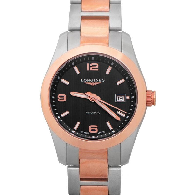 Conquest Classic 30 mm Black Dial in Stainless Steel L22855567