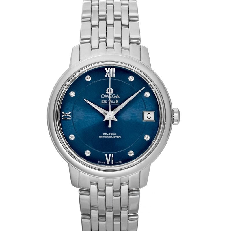 De Ville 32.70 mm Blue Dial in Stainless Steel 424.10.33.20.53.001