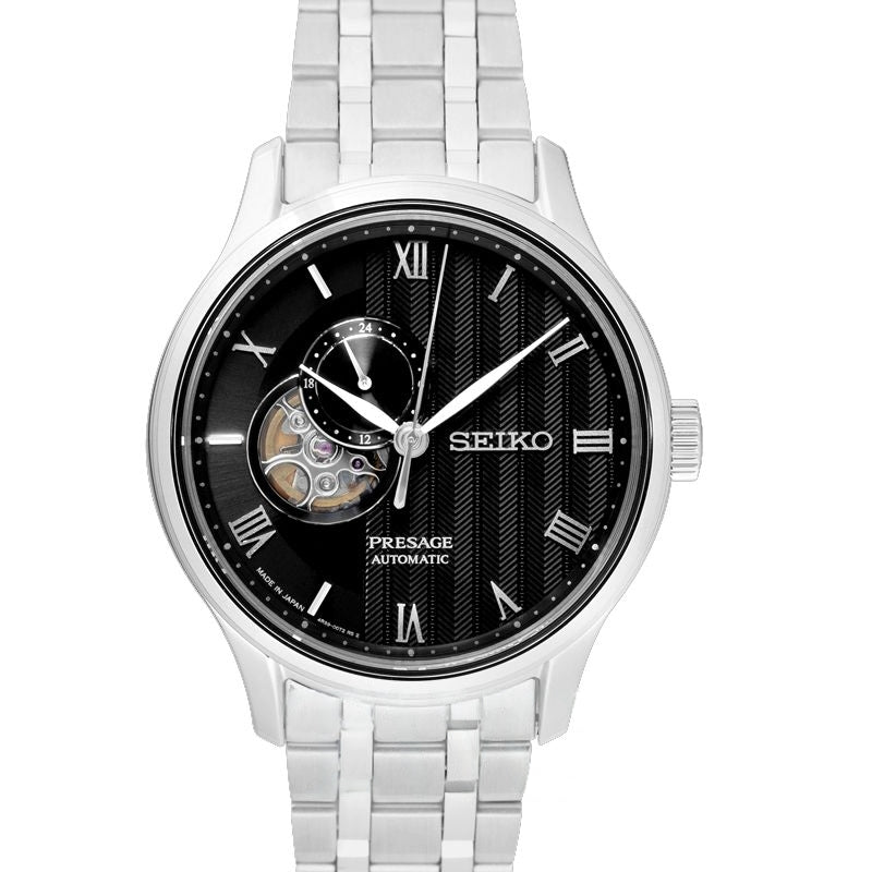 Presage 41.8mm Black Dial in Stainless Steel SARY093