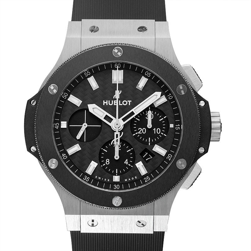 Big Bang 44 mm Black Dial in Stainless Steel, Ceramic 301.SM.1770.RX