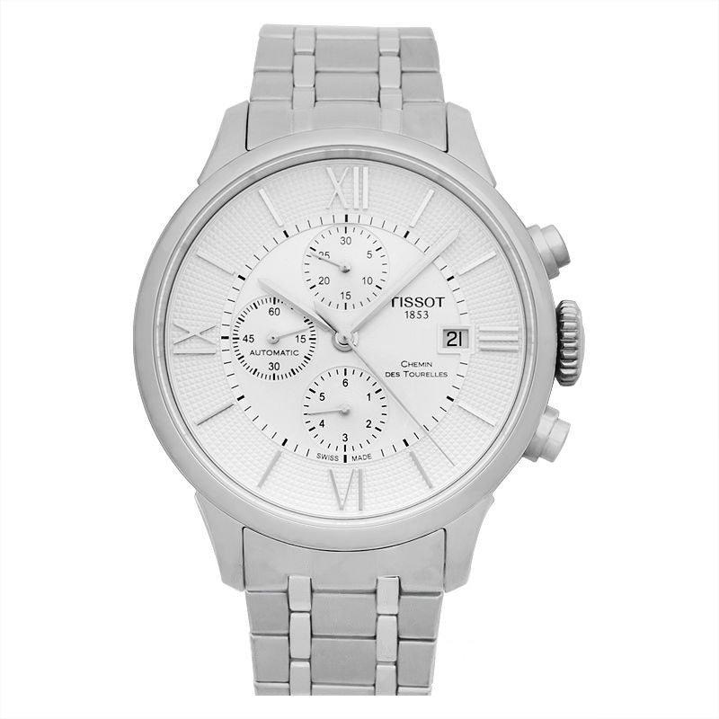 T-Classic 44 mm Silver Dial in Stainless Steel T099.427.11.038.00