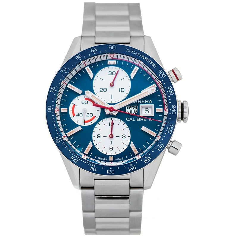 Carrera 41 mm Blue Dial in Stainless Steel CV201AR.BA0715